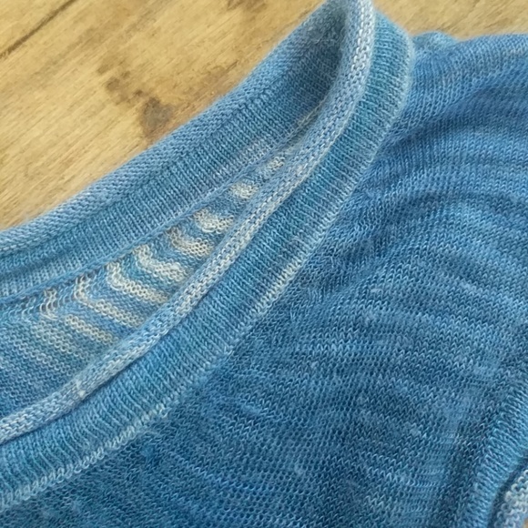 Long ocean blue striped tank - Picture 2 of 3